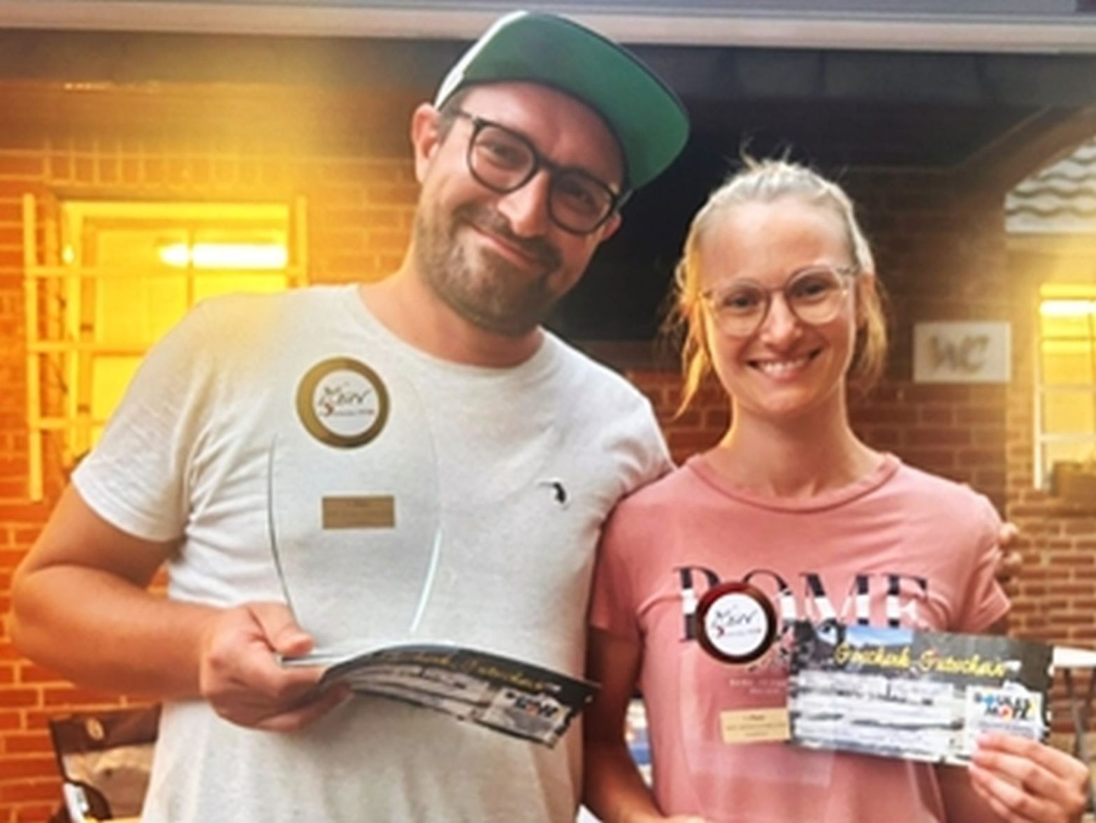 Landesmeister Doublette (Julia Reimers und Benny Müller)