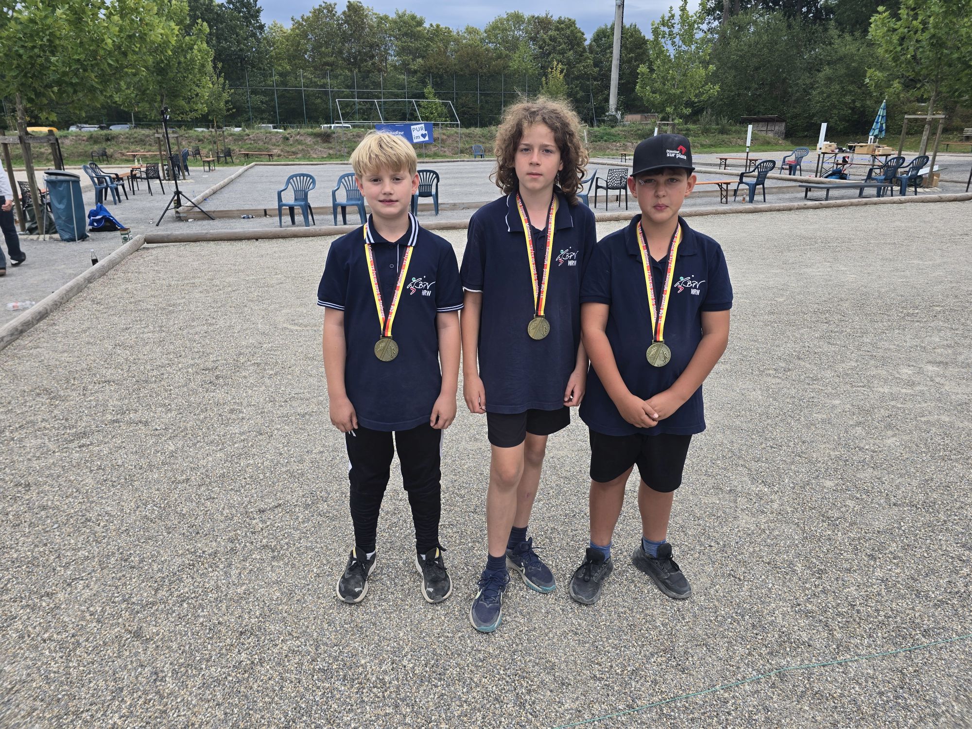 3. Platz bei der Jugend DM Fexli, Samuel und Paul